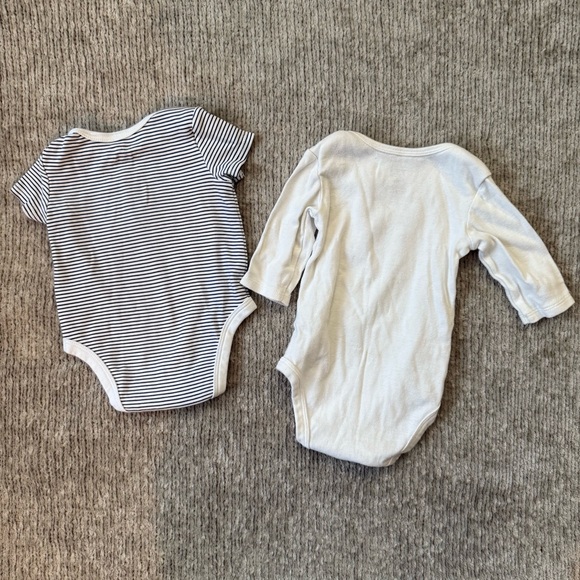 Baby Boy Bodysuit Romper Lot 3–6M babyGap Little Me Carter’s Graphic Tops - Picture 3 of 9